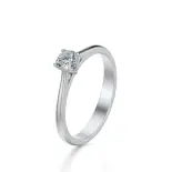 Pierścionek z białego złota z diamentem AJPZ_004